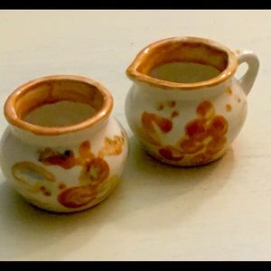 Mini Creamer and Sugar
